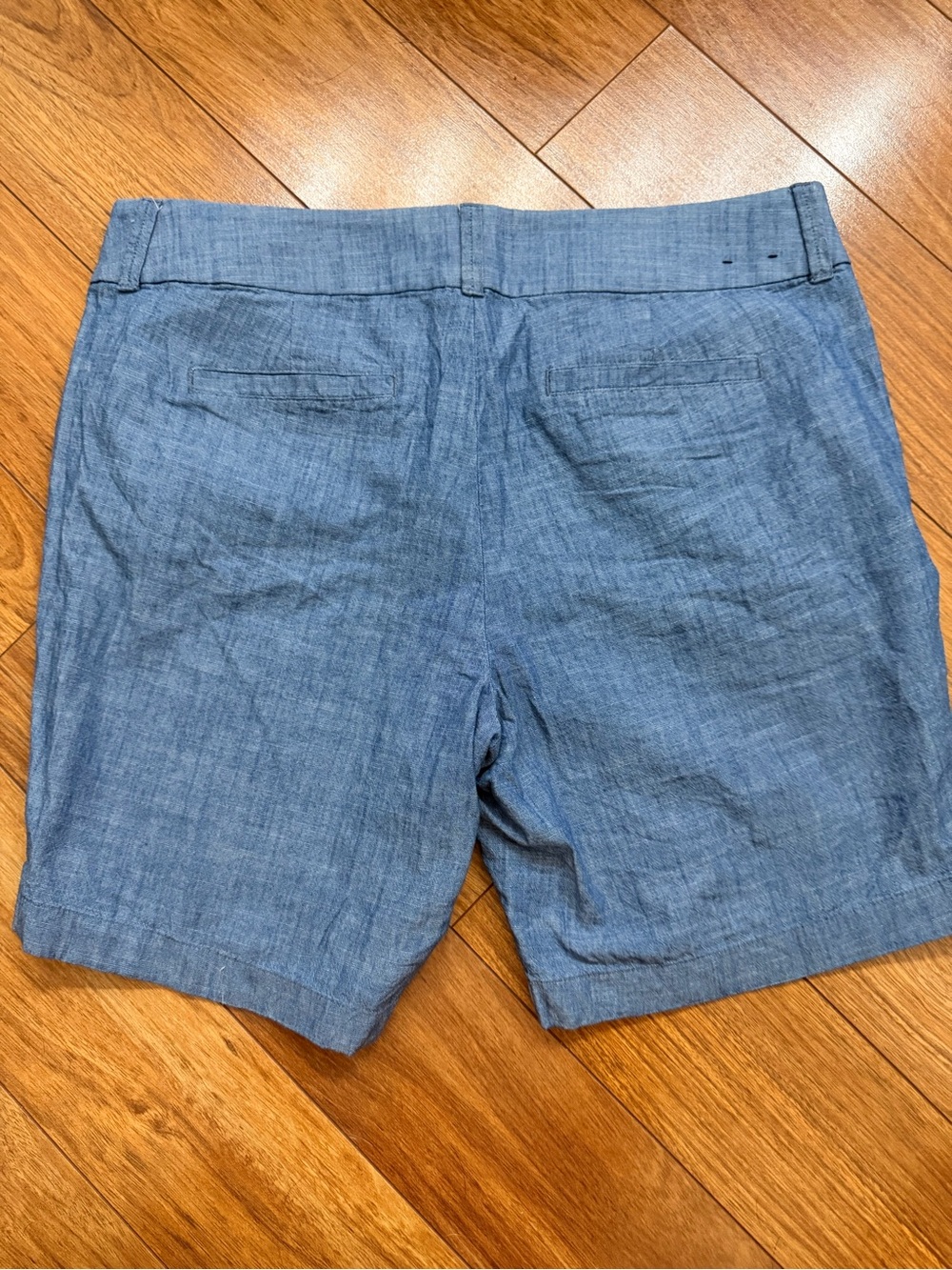 J. Crew Light Chambray Bermuda Shorts - Blue - Picture 2 of 5
